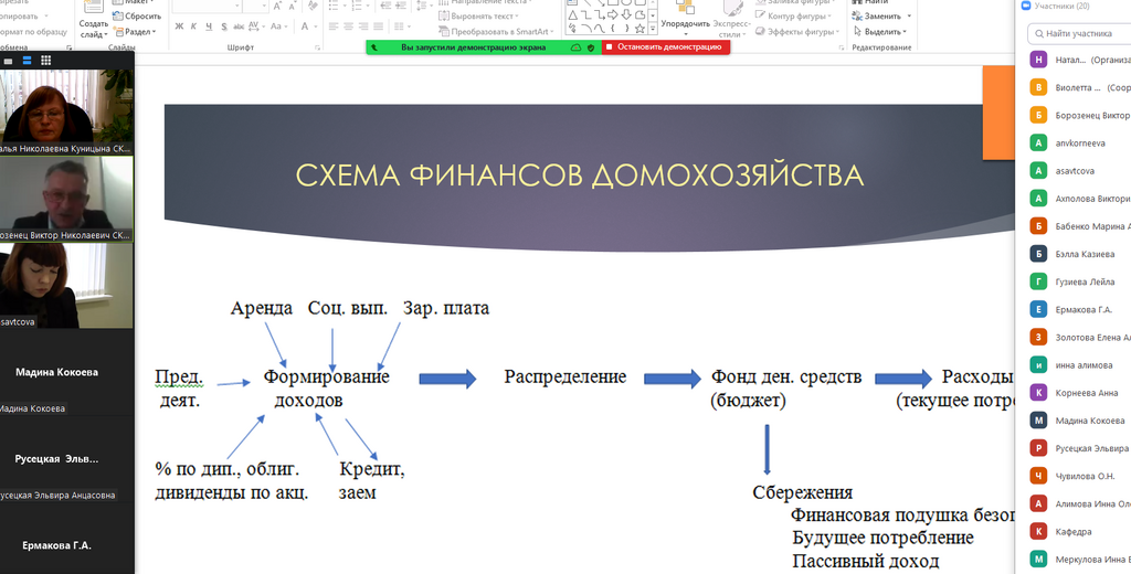 Вебинар ФСМЦ - Ставропольский край «Обмен опытом преподавания дисциплин по финансовой грамотности»