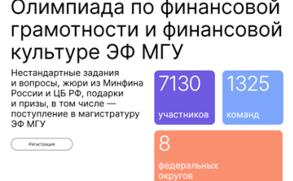 Презентация олимпиады по финансовой грамотности и финансовой культуре в Хабаровском крае